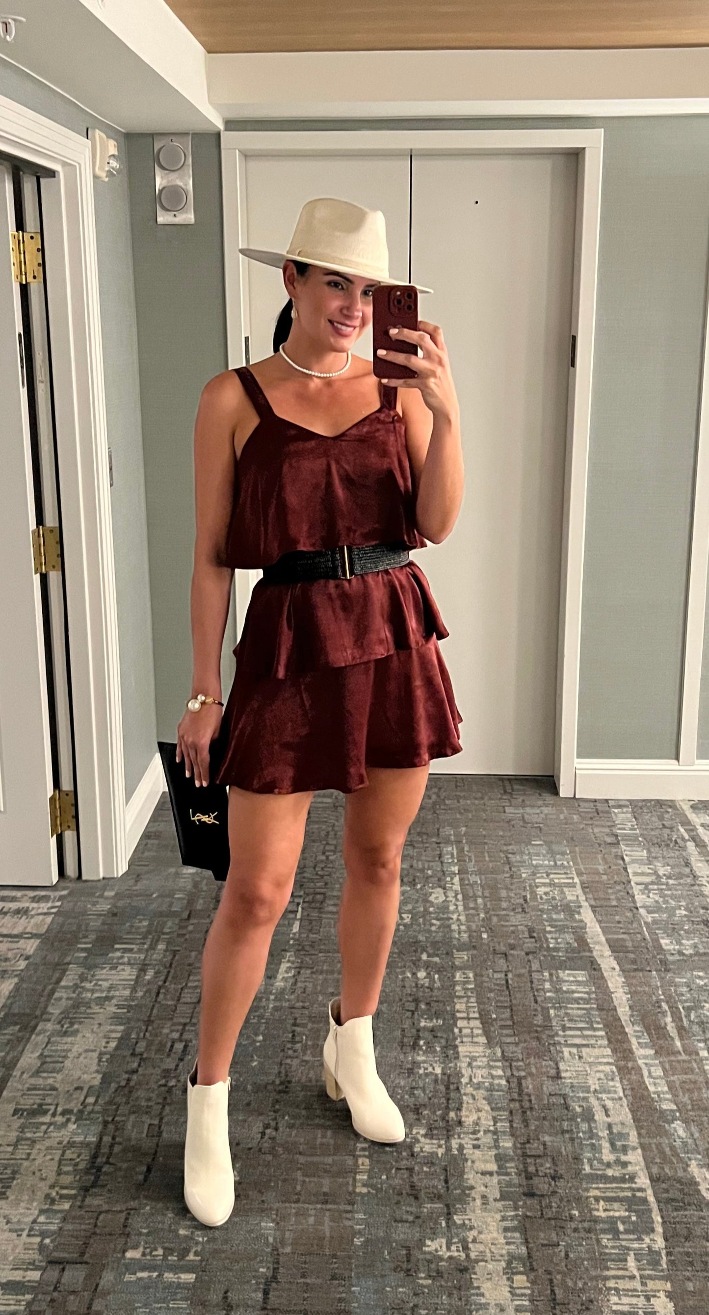 Layered Silky Dress