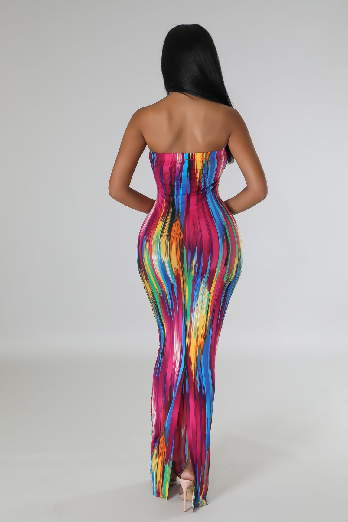 Feels Like Summer Maxi Bodycon Dress Blue