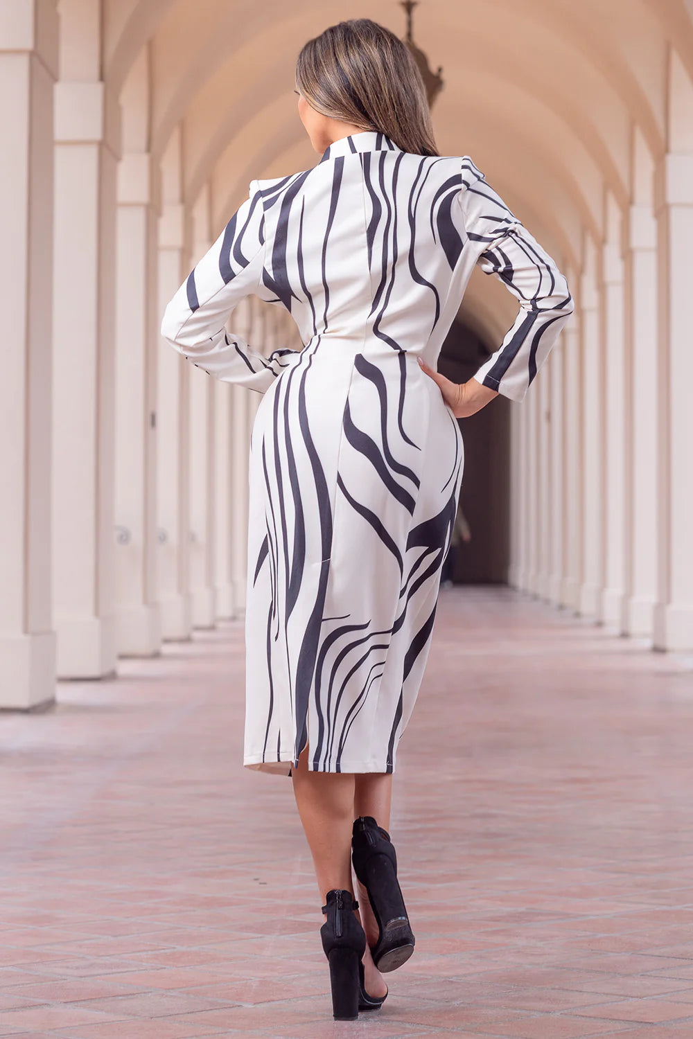 Boss Babe Midi Suit Blazer Dress