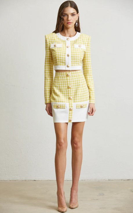 Timeless Skirt Set Yellow