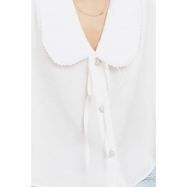 Classic Collar Blouse White