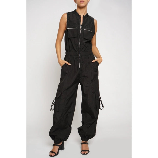 Cargo Jumpsuit Black Her Style Exclusive