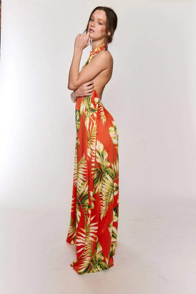 Bianca Wide Leg Open Back Jumpsuit
