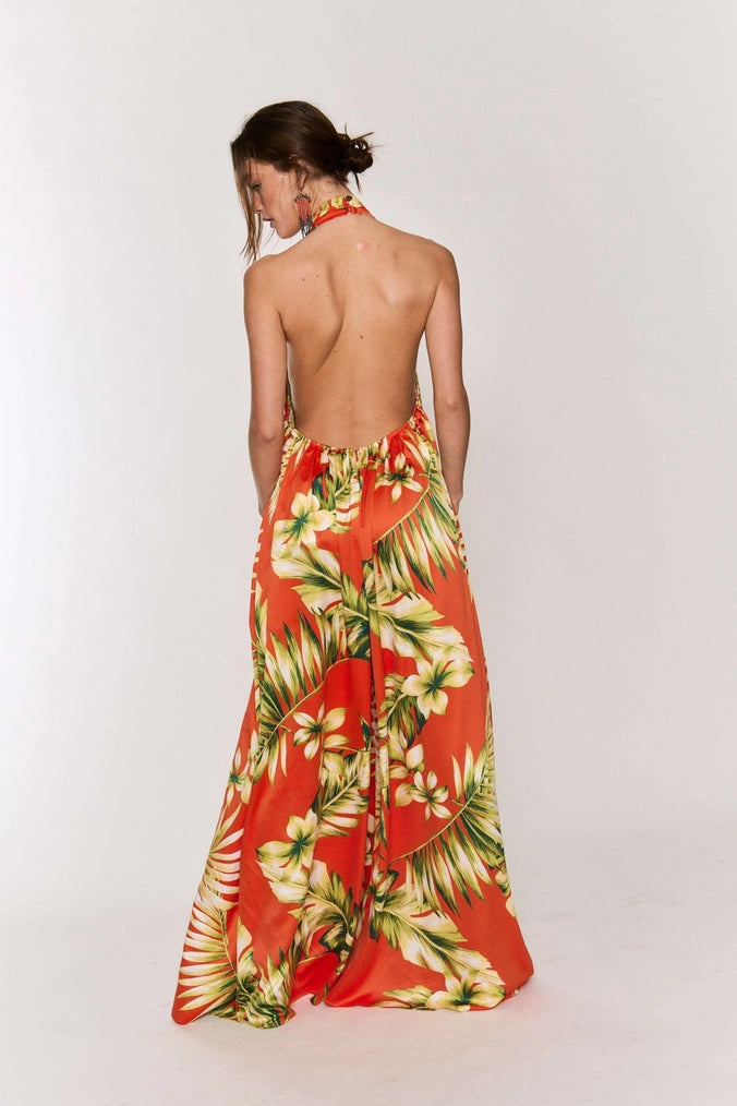 Bianca Wide Leg Open Back Jumpsuit