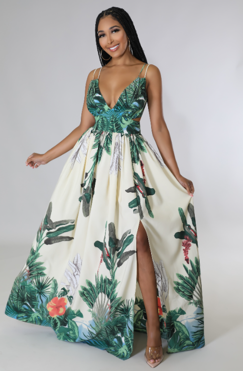 Tropical Vacay Maxi Dress
