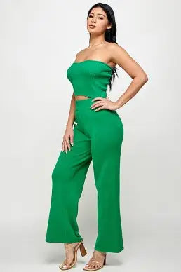 The Kelly Green Pants Set
