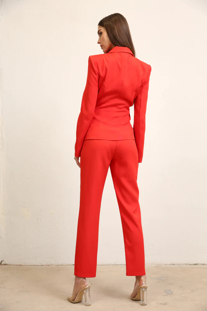 Making Moves Power Suit Red
