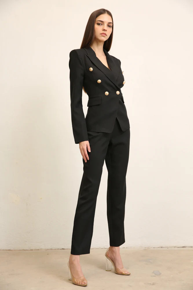 Making Moves Power Suit Black