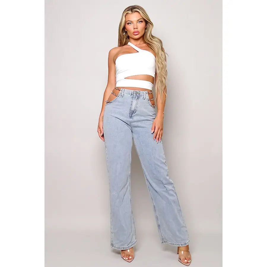 That Style White Crop Top