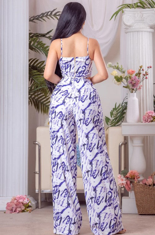 Out Of Office Pants Set Blue