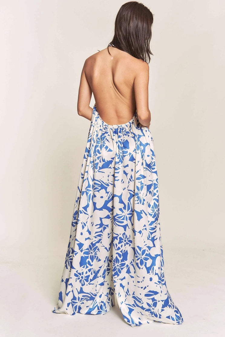 Bianca Wide Leg Open Back Jumpsuit
