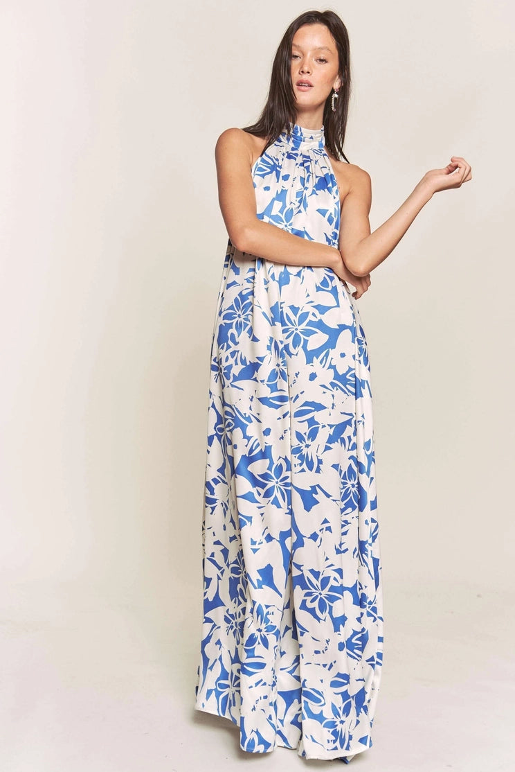 Bianca Wide Leg Open Back Jumpsuit