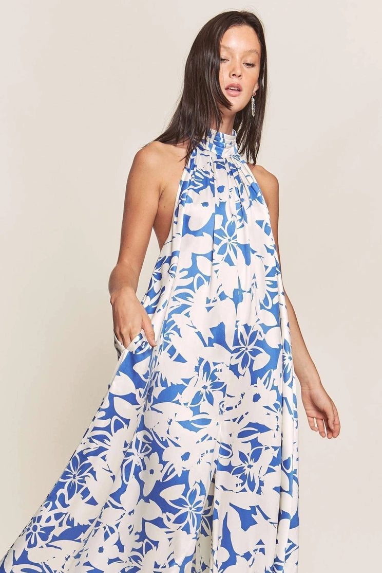 Bianca Wide Leg Open Back Jumpsuit