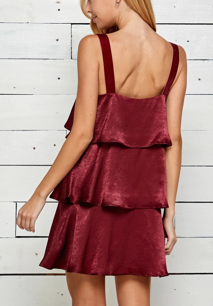 Layered Silky Dress