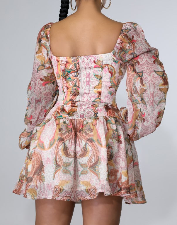 Short Romantic Flowy Dress