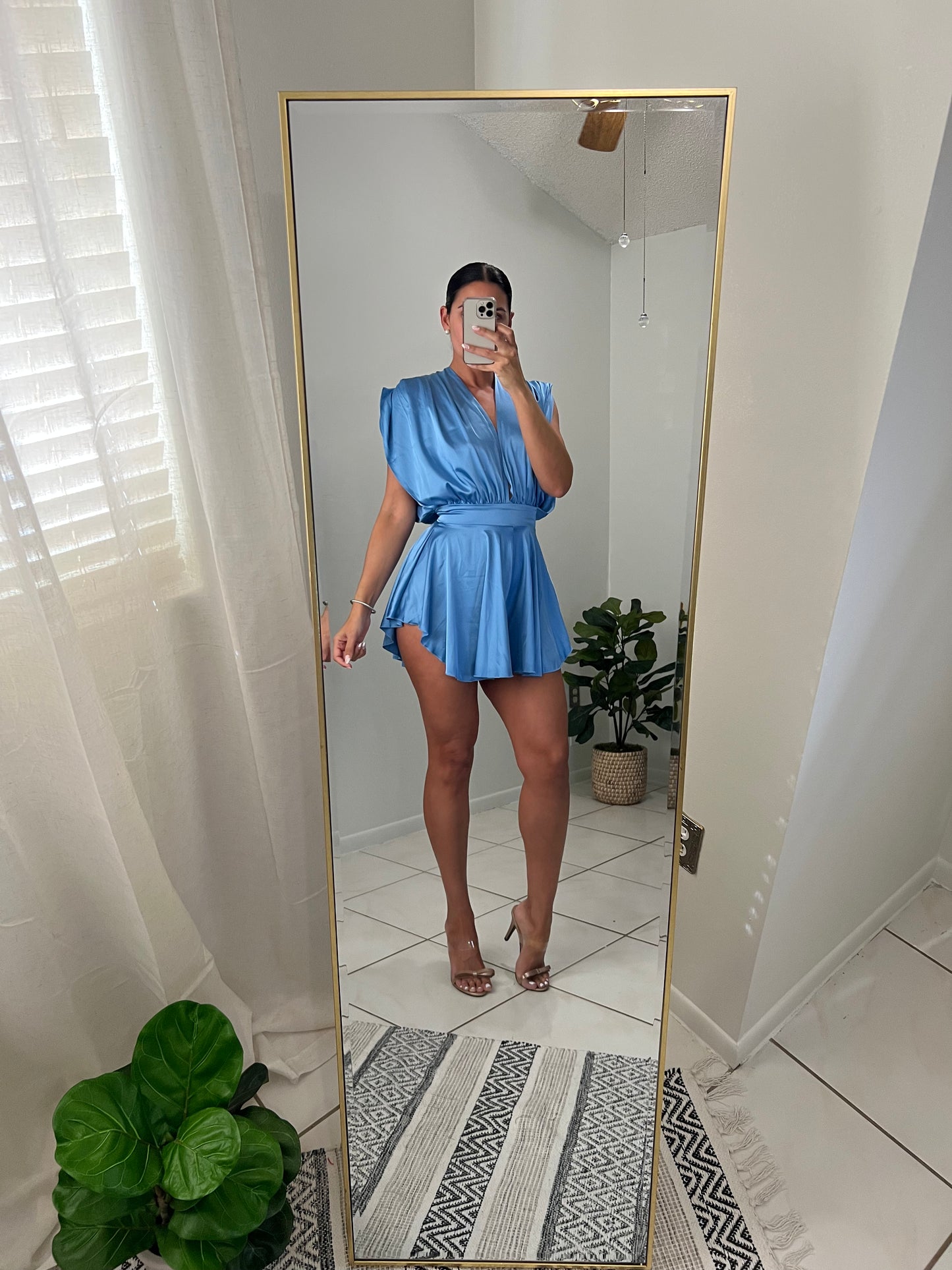 Satin Romper