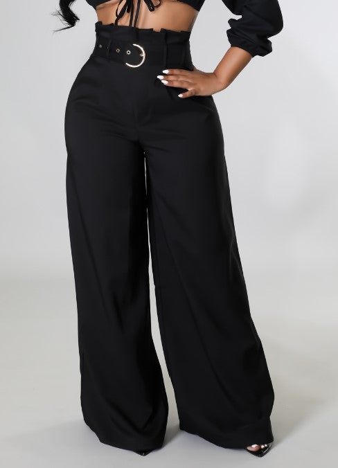 High Waisted Wide Leg Palazzo Pants