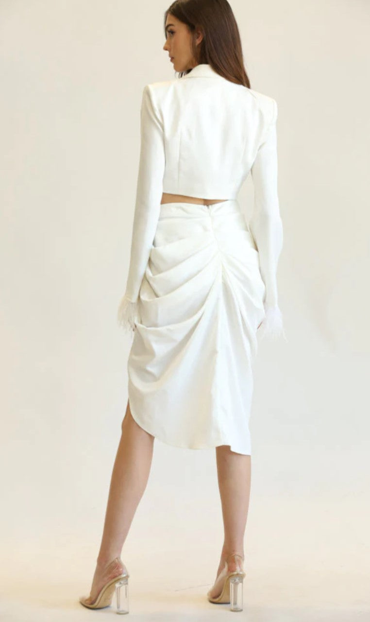 Miami Nights Skirt And Blazer Set