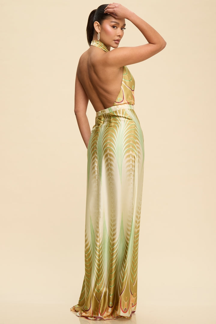 The Seychelles Golden Maxi Dress