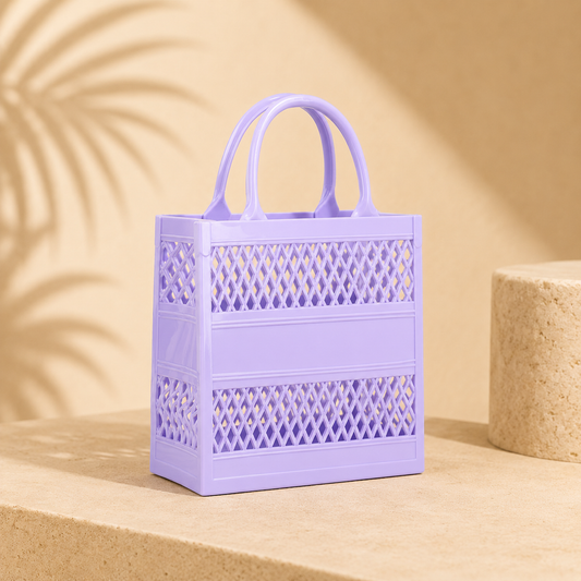 Fashionista Top Handle Jelly Bag