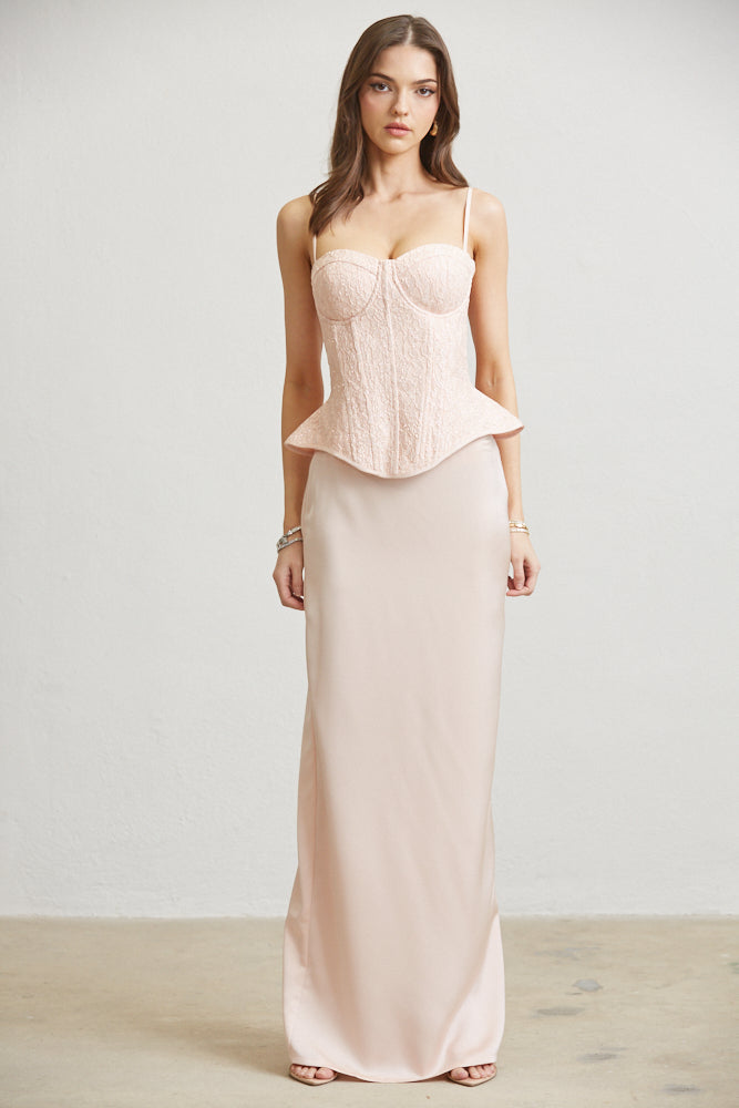 The Paris Gown Corset in Pink Geena