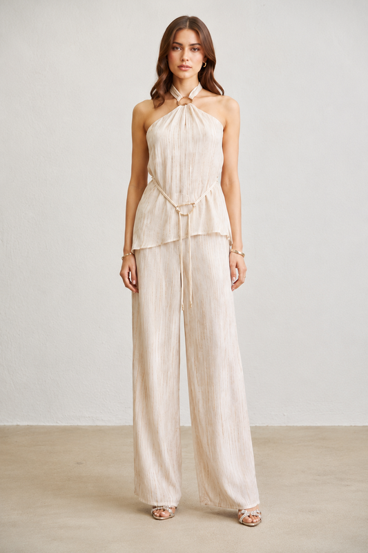 The Tulum Pants Set Cream