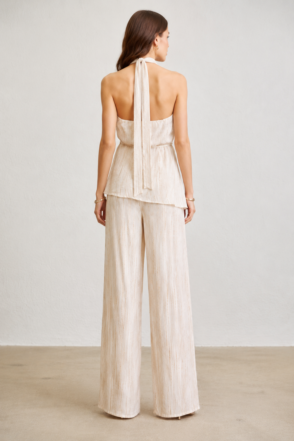 The Tulum Pants Set Cream