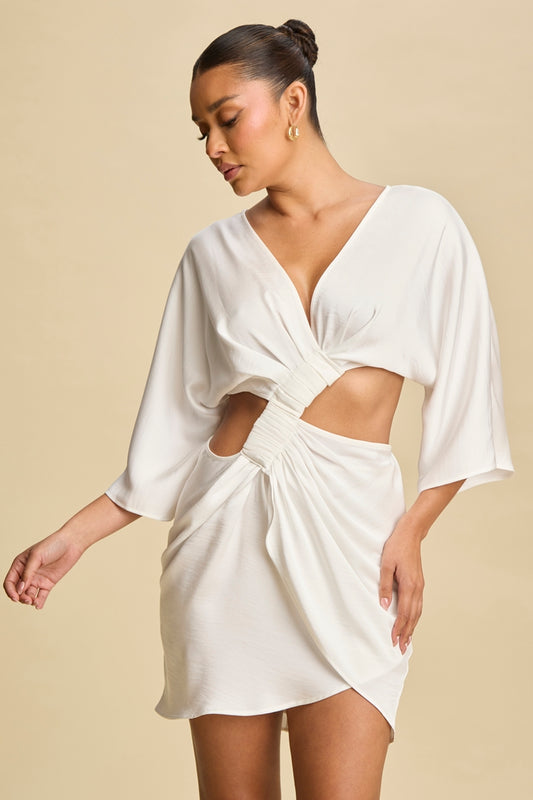 Mini Vacay Dress White