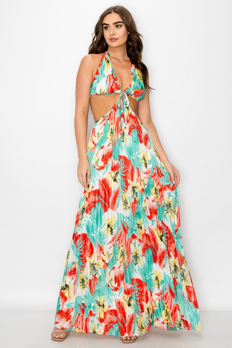 cut out resort dress 'Aurora' Cut Out Maxi Dress