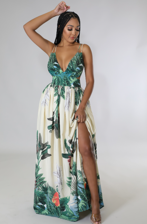 Tropical Vacay Maxi Dress