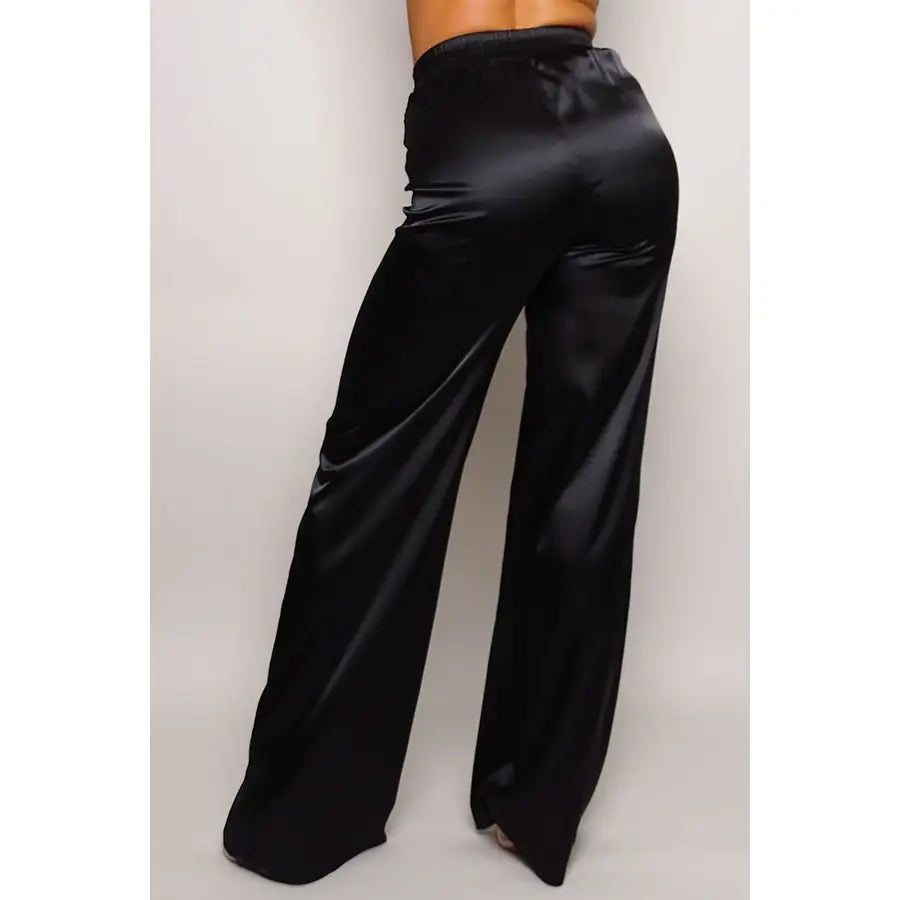 Mezzanotte Silk Bias Cut Pant | Black | Pants | Shona Joy – Shona Joy  International