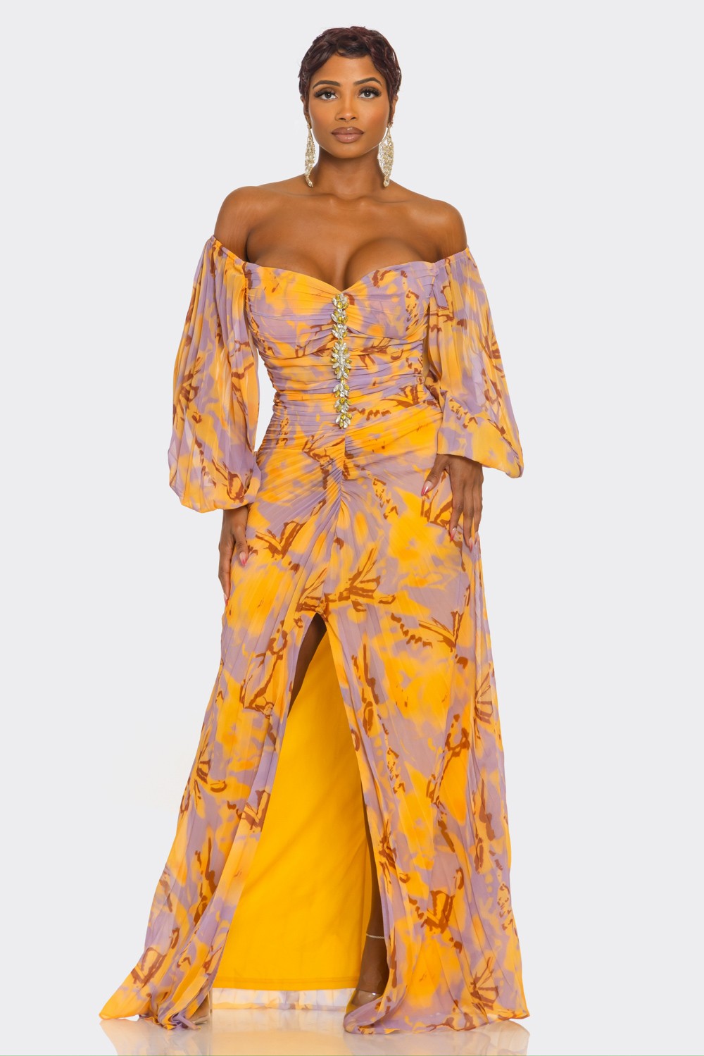 Daylight Maxi Resort Dress Yellow