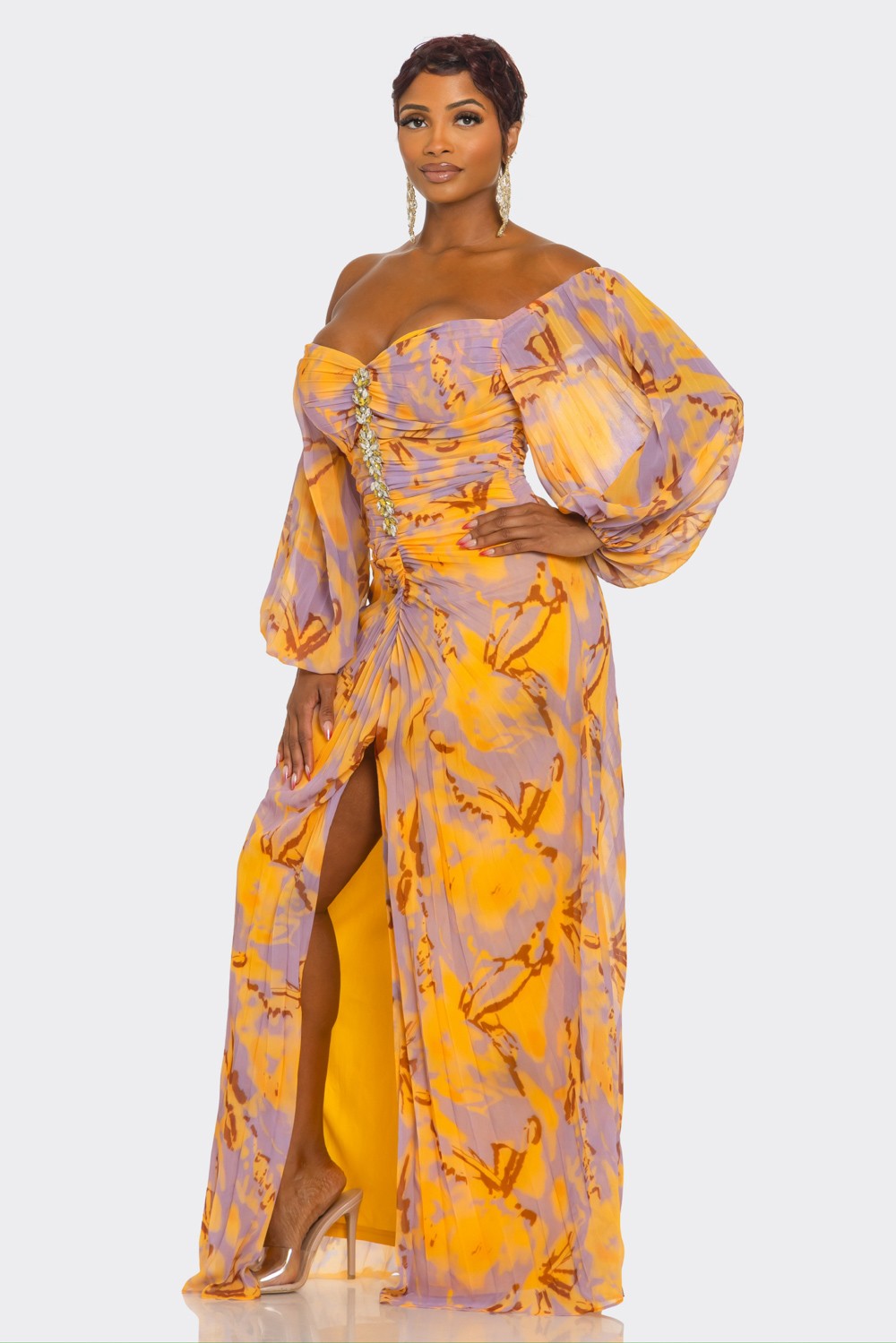 Daylight Maxi Resort Dress Yellow