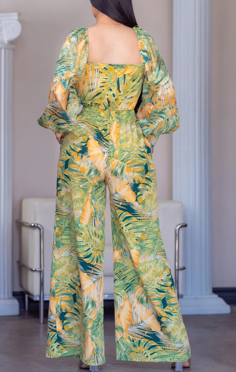 The Woman Tropical Jumpsuit